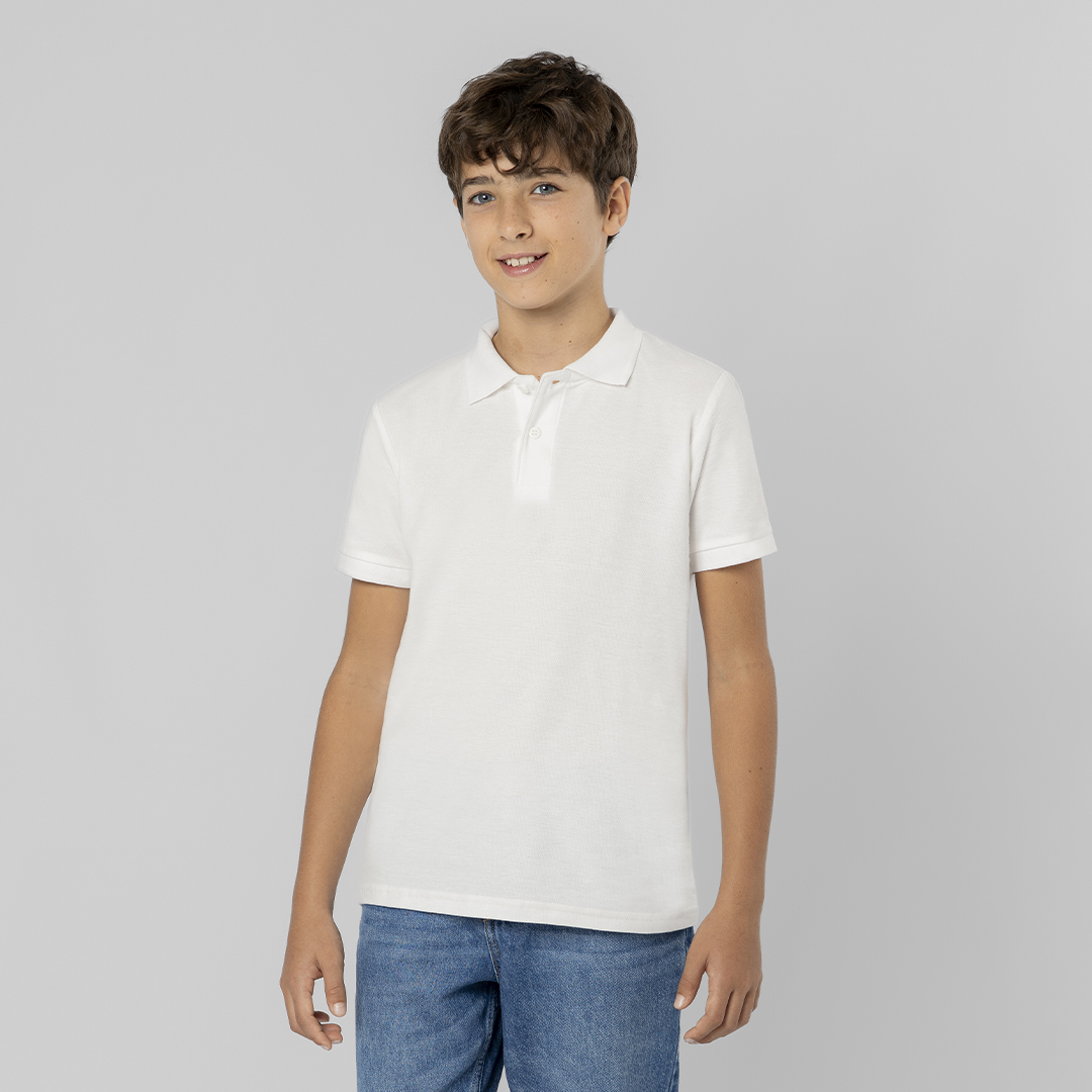 Polo Niño Blanco